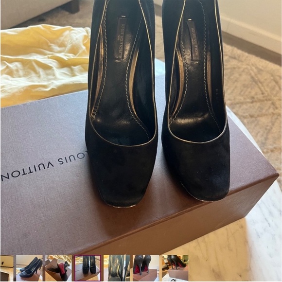 Louis Vuitton Black Heels - Picture 1 of 4